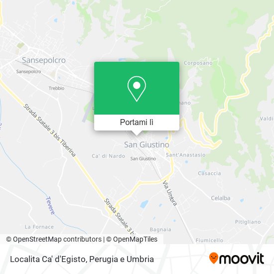 Mappa Localita Ca' d'Egisto