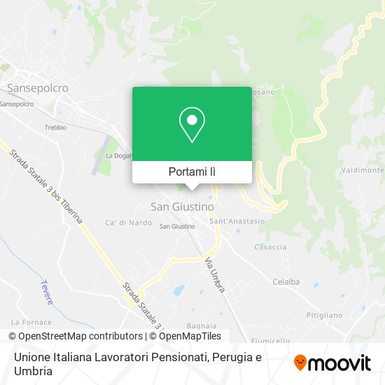 Mappa Unione Italiana Lavoratori Pensionati