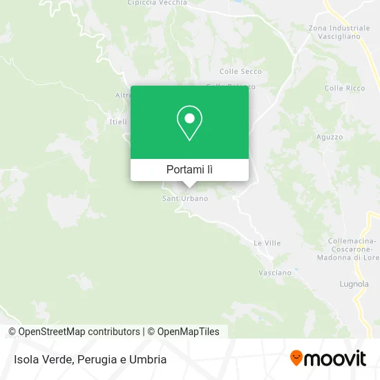 Mappa Isola Verde