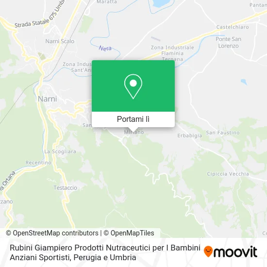 Mappa Rubini Giampiero Prodotti Nutraceutici per I Bambini Anziani Sportisti