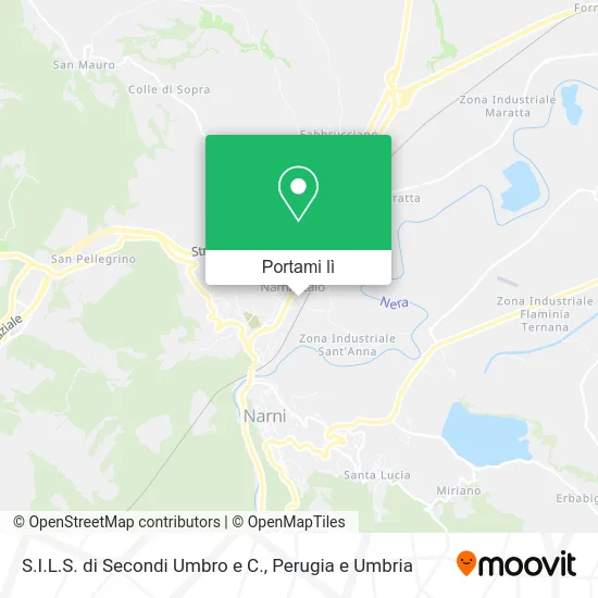 Mappa S.I.L.S. di Secondi Umbro e C.