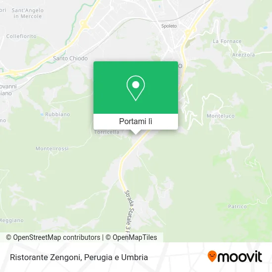 Mappa Ristorante Zengoni