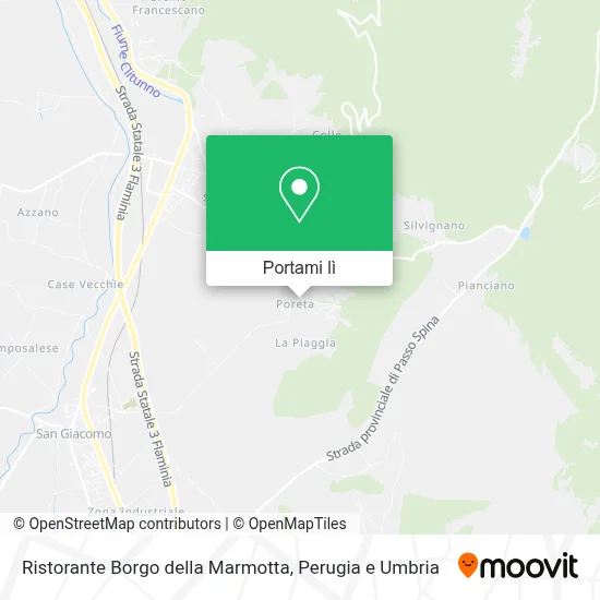 Mappa Ristorante Borgo della Marmotta