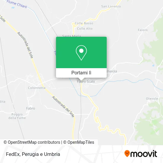 Mappa FedEx