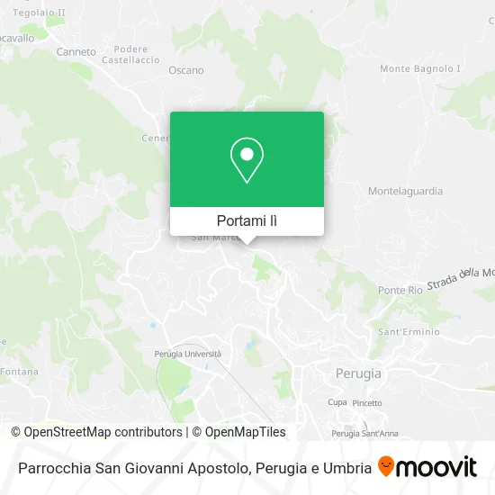 Mappa Parrocchia San Giovanni Apostolo