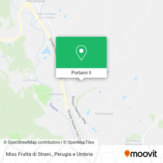 Mappa Miss Frutta di Strani.