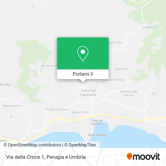 Mappa Via della Croce  1