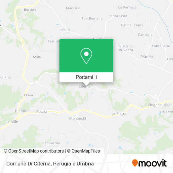 Mappa Comune Di Citerna