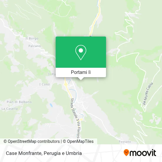 Mappa Case Monfrante