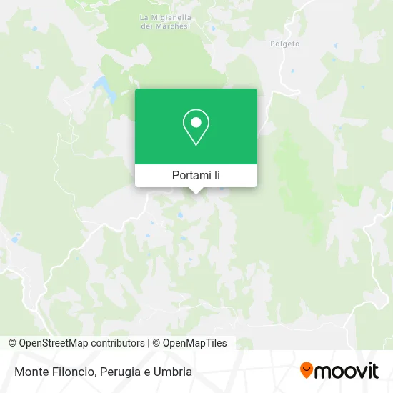 Mappa Monte Filoncio
