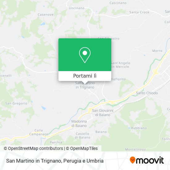 Mappa San Martino in Trignano