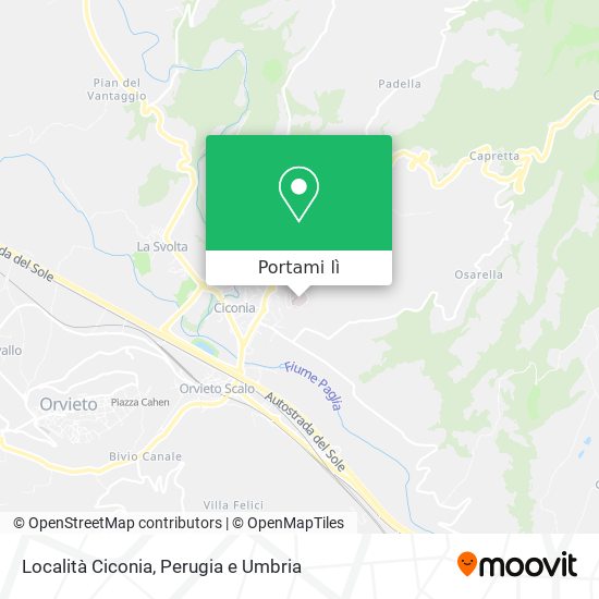 Mappa Località Ciconia