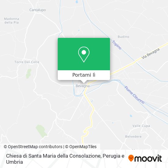 Mappa Chiesa di Santa Maria della Consolazione