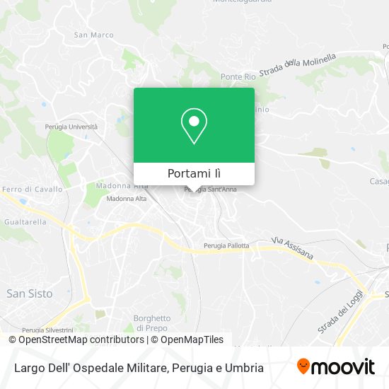 Mappa Largo Dell' Ospedale Militare