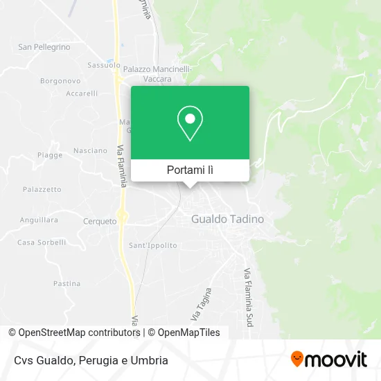 Mappa Cvs Gualdo