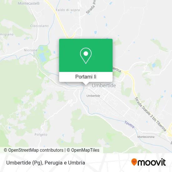 Mappa Umbertide (Pg)