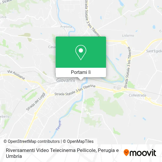 Mappa Riversamenti Video Telecinema Pellicole