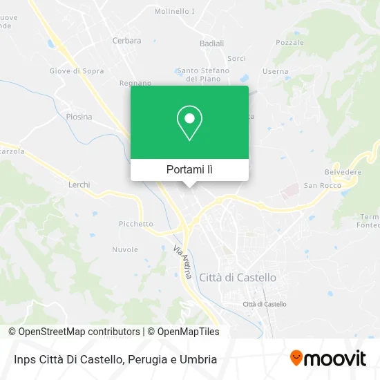 Mappa Inps Città Di Castello