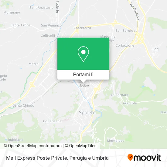 Mappa Mail Express Poste Private