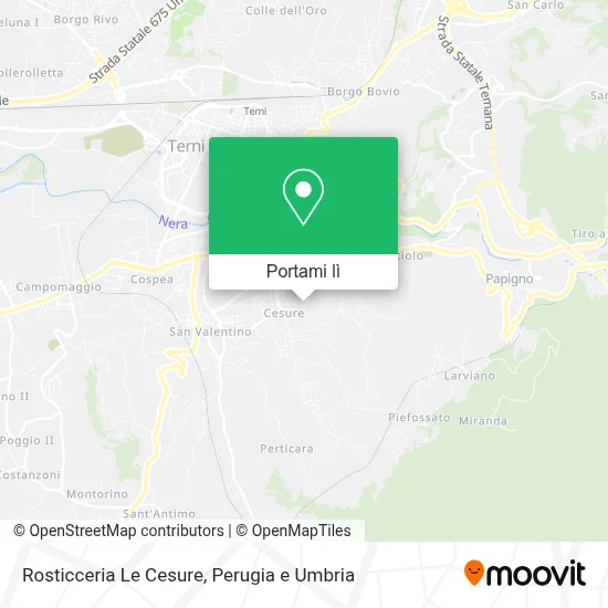 Mappa Rosticceria Le Cesure