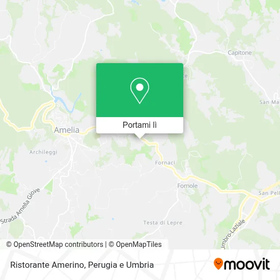 Mappa Ristorante Amerino