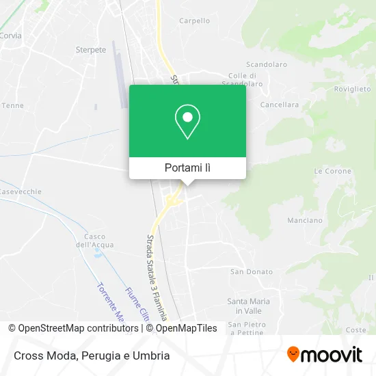 Mappa Cross Moda