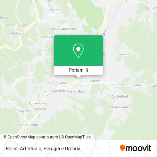 Mappa Rellini Art Studio