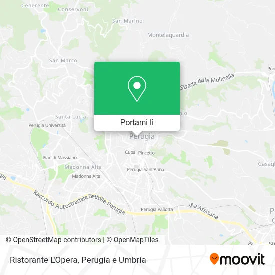 Mappa Ristorante L'Opera