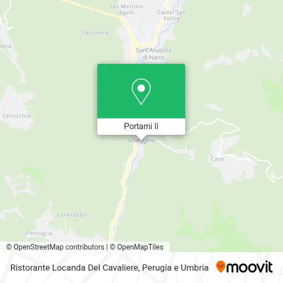 Mappa Ristorante Locanda Del Cavaliere