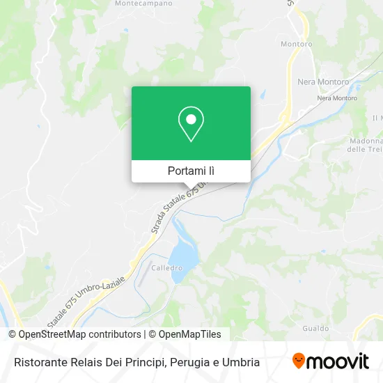Mappa Ristorante  Relais Dei Principi
