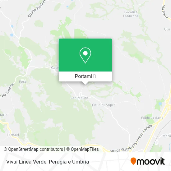 Mappa Vivai Linea Verde