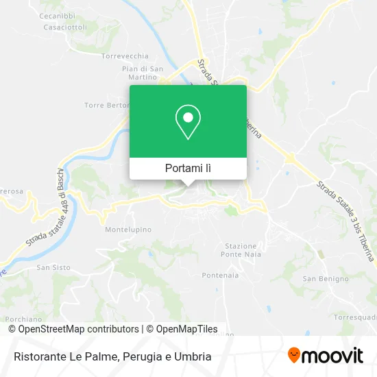 Mappa Ristorante Le Palme