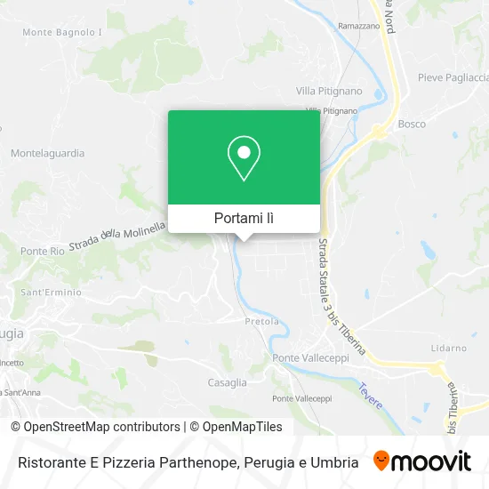 Mappa Ristorante E Pizzeria Parthenope