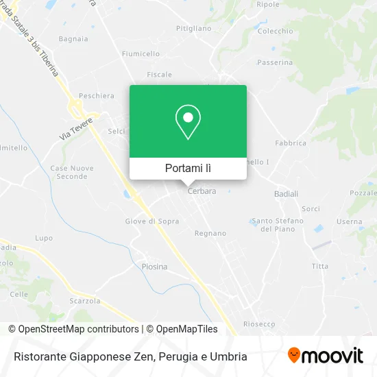Mappa Ristorante Giapponese Zen