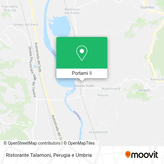 Mappa Ristorante Talamoni