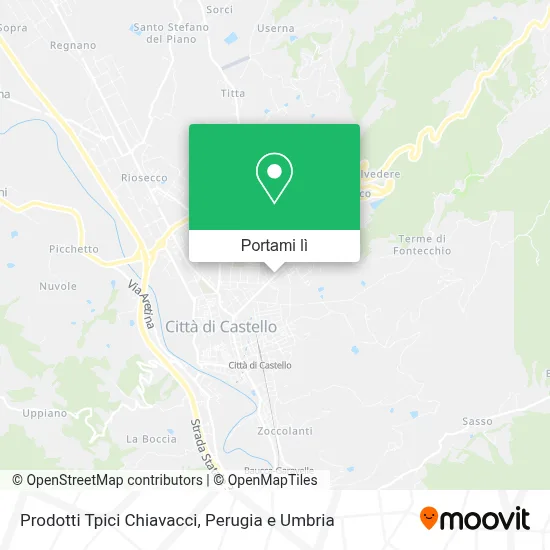 Mappa Prodotti Tpici Chiavacci