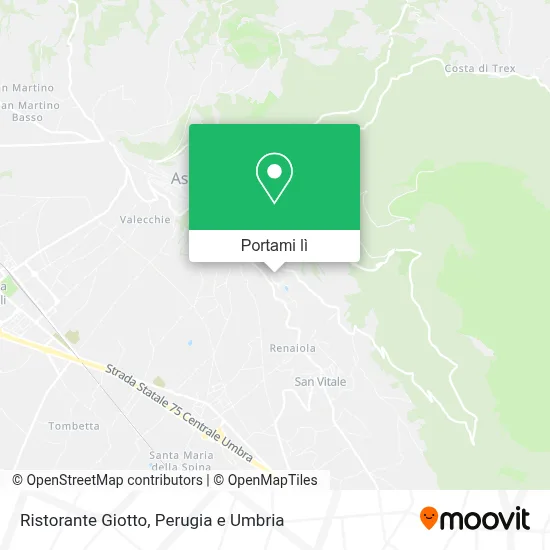Mappa Ristorante Giotto