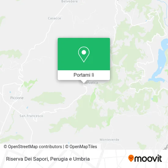Mappa Riserva Dei Sapori