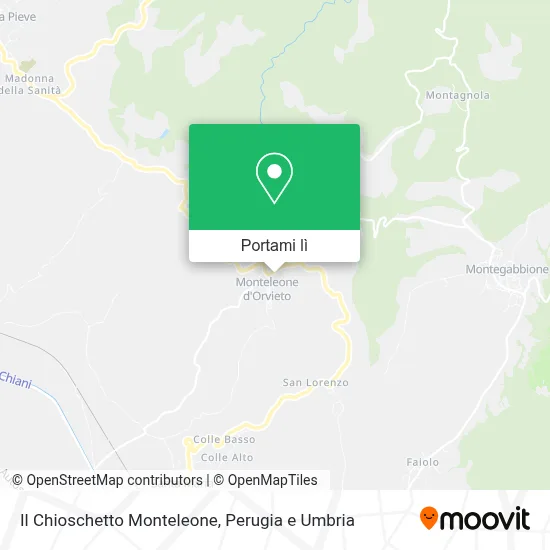 Mappa Il Chioschetto Monteleone