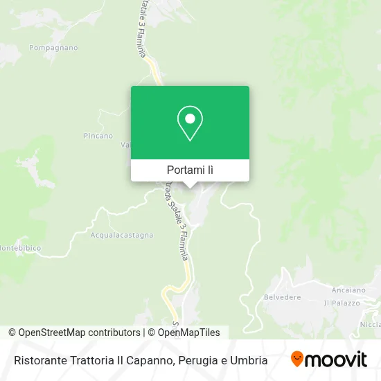 Mappa Ristorante Trattoria Il Capanno