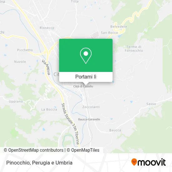 Mappa Pinocchio