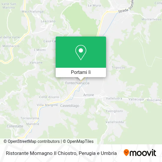 Mappa Ristorante Momagno Il Chiostro