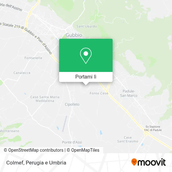 Mappa Colmef
