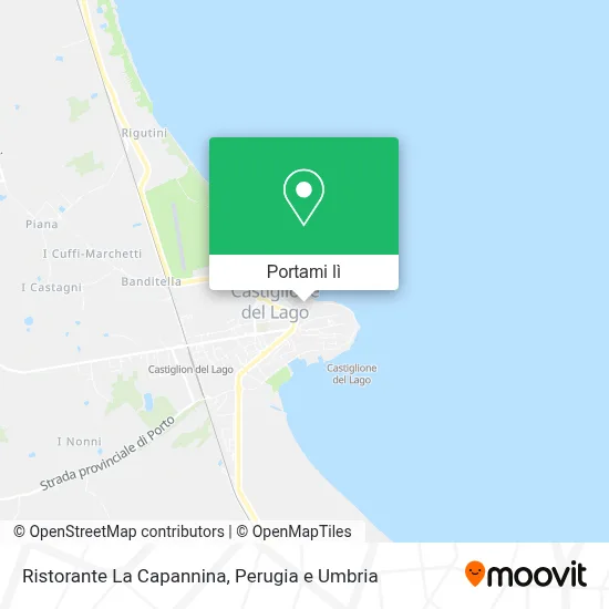 Mappa Ristorante La Capannina