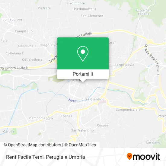 Mappa Rent Facile Terni