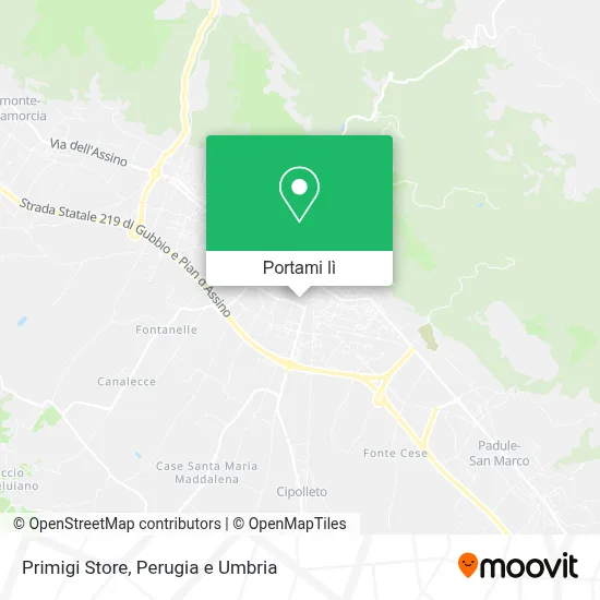 Mappa Primigi Store