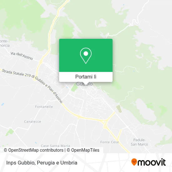Mappa Inps Gubbio