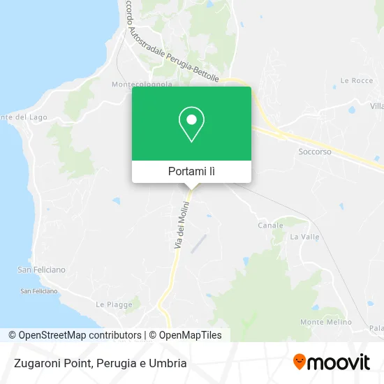Mappa Zugaroni Point