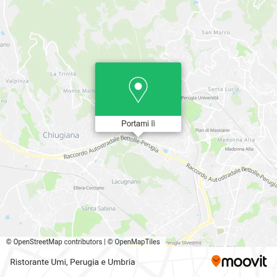 Mappa Ristorante Umi