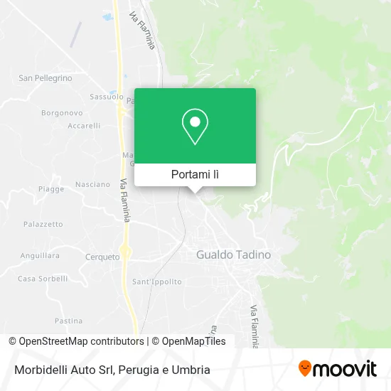 Mappa Morbidelli Auto Srl